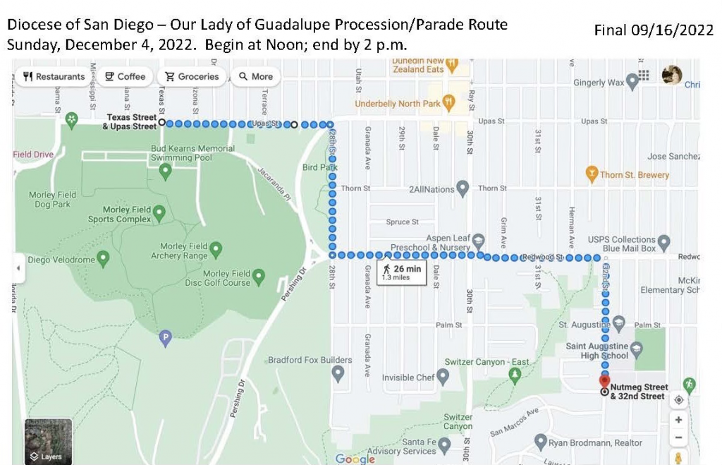 Procession Route