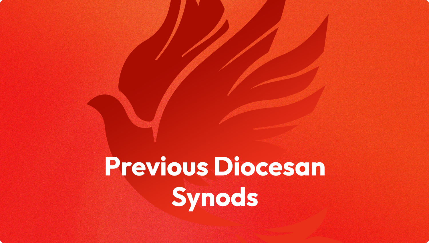 Click here to view the previous Diocesan Synods