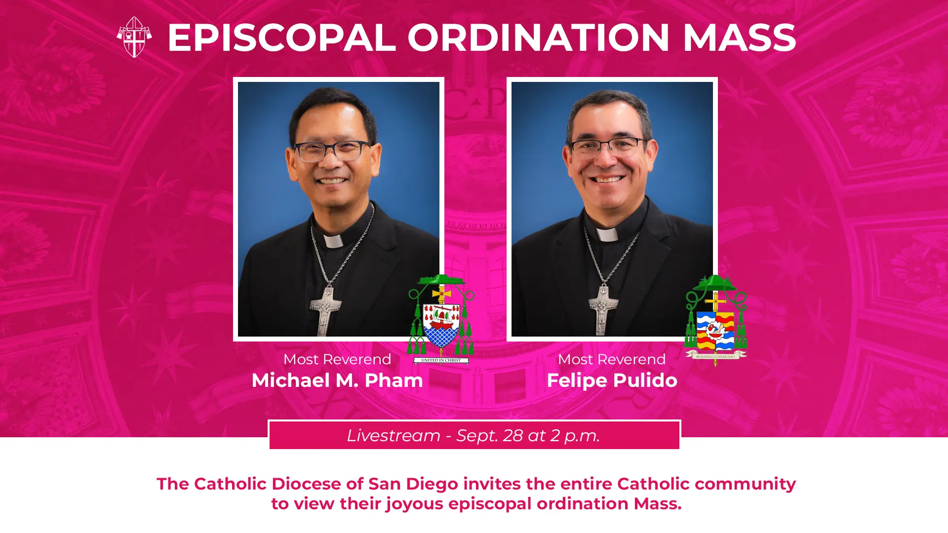 Livestream the Mass on Sept 28 at 2 PM