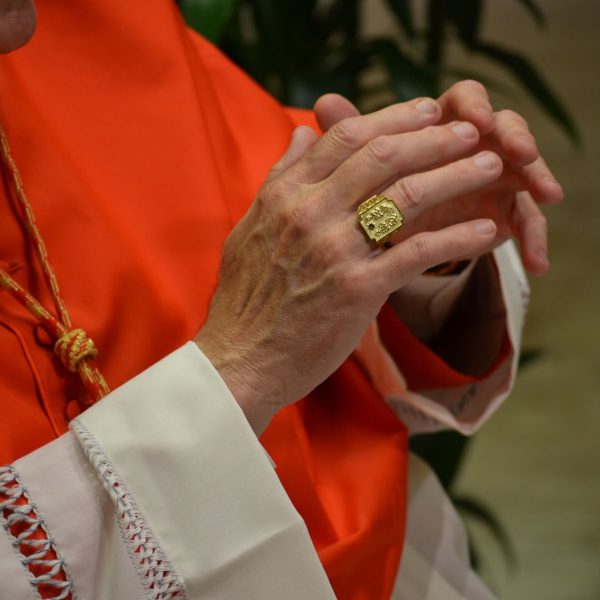 Each new cardinal gets a solid gold ring and a new pectoral cross.
